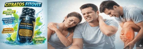 CITRATOS MAS ENERGIA MUSCULOS FUERTES